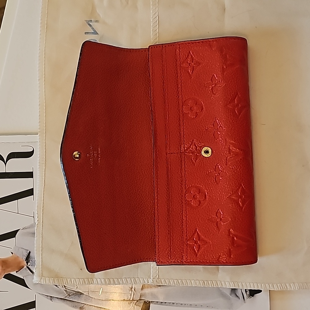 Louis Vuitton Portefeuille Curieuse Empreinte Red Wallet 2in1 - Picture 5 of 17
